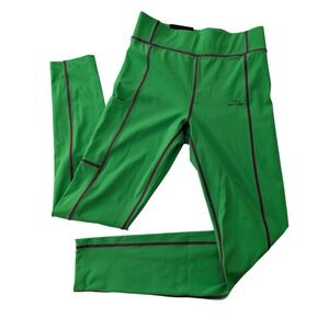 J.Lindeberg Zena Winter Golf Tights Women's S Green Compression Leggings NWT